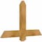 Ekena Millwork Eugene Rough Sawn Timber Gable Bracket, Western Red Cedar, 36"W x 23"H x 2"D x 4"F, 15/12 Pitch GBW036X23X0204EUG00RWR - alternate 5